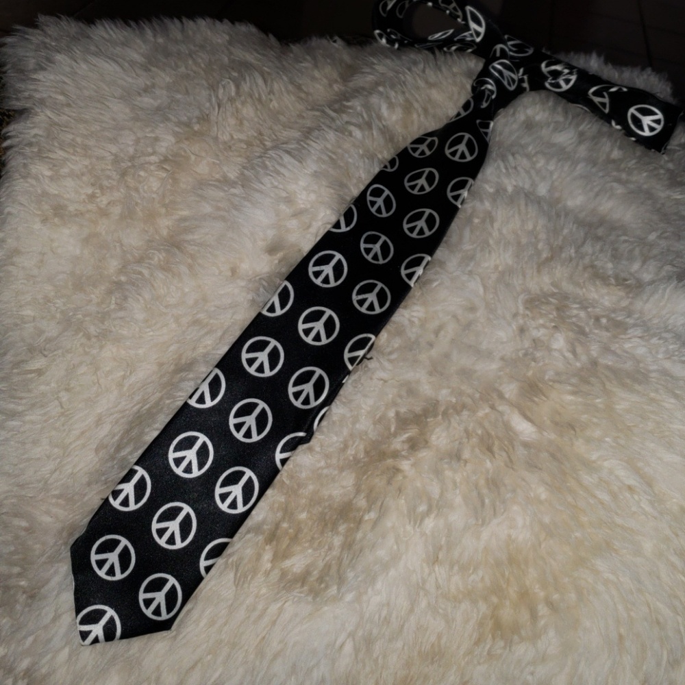 Tie Blk and White by Claire's Store